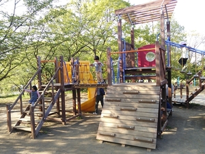 柏ふるさと公園 幼児向け のんびりとした公園 複合遊具は大人気 の体験レポート Kids Play キッズプレイ