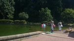 あけぼの山農業公園のバドルボートの写真