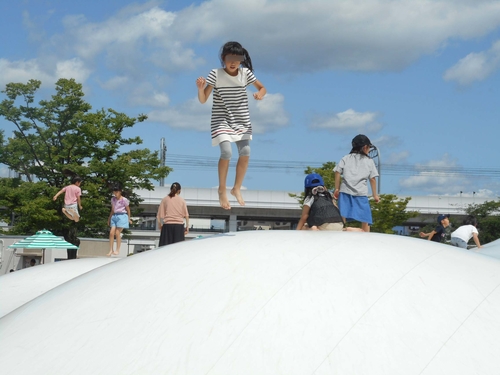 京都競馬場 複合遊具が楽しい 公園もお馬ふれあい体験もおすすめ キッズスペースもありで一日遊べます の体験レポート Kids Play キッズプレイ