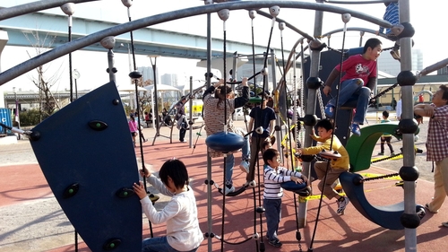 区立豊洲公園 お買い物のあと 子供達へご褒美に の体験レポート Kids Play キッズプレイ