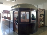 電車とバスの博物館の電車展示の写真