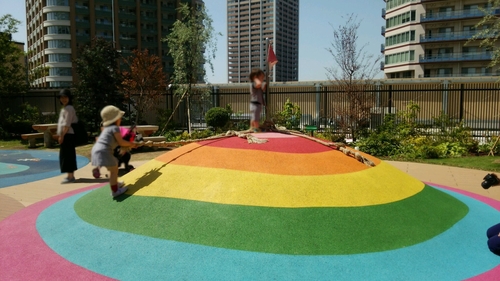 グランツリー武蔵小杉 高層マンションに囲まれた日本最大級の屋上庭園 ぐらんぐりんガーデン ランク上位 の体験レポート Kids Play キッズプレイ